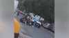 IMPACT PUTERNIC pe o stradă din Capitală. O tânără a fost lovită de o maşină (VIDEO)