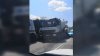 O maşină şi două camioane, ACCIDENTATE pe şoseaua Poltava. Traficul, BLOCAT (VIDEO)