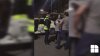 Un ȘOFER BEAT a lovit trei mașini pe o stradă din Capitală şi a făcut SCANDAL în faţa poliţiştilor (VIDEO)
