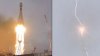 MOMENTUL în care o rachetă a fost LOVITĂ DE FULGER la nici zece secunde de la lansare (VIDEO)