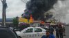 INCENDIU DEVASTATOR lângă Bucureşti. Pompierii au intervenit la faţa locului cu 37 de autospeciale (VIDEO)