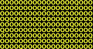 Doar oamenii cu un IQ ridicat trec acest test: câte litere Q vedeți în imagine