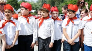 Comuniştii au marcat ziua pionerului în Capitală, la aproape 30 de ani de la destrămarea URSS