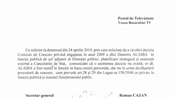 Deputatul PAS Dumitru Alaiba a trimis CV pentru angajare la Partidul Democrat din Moldova