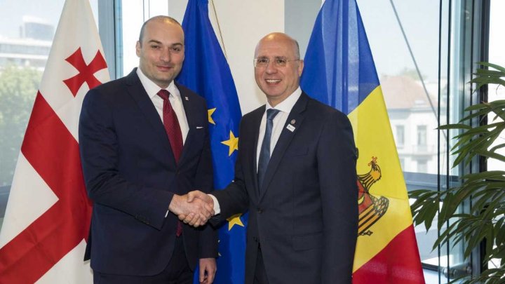 Pavel Filip la întrevederea cu Mamuka Bakhtadze: Moldova și Georgia vor să confere un nou impuls Parteneriatului Estic