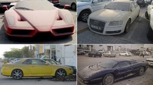 Mii de mașini de lux ruginesc într-un cimitir din Dubai