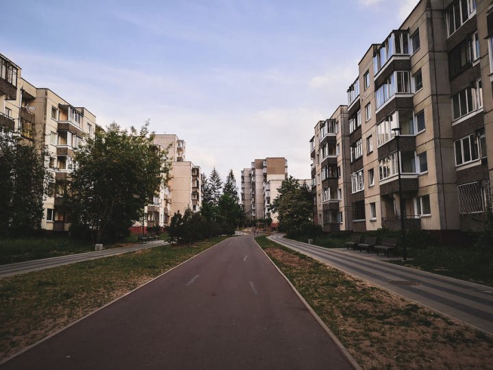 IMAGINI din locul în care a fost filmat serialul Cernobîl. Construcția cartierului a început în anul în care s-a produs catastrofa (FOTO)