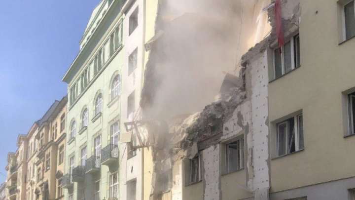 EXPLOZIE în Viena. Un bloc s-a prăbuşit, iar mai mulţi oameni au fost răniţi (VIDEO)