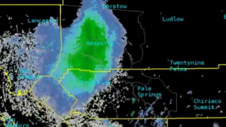 Fenomen neobișnuit deasupra Californiei. Sinopticienilor nu le venea să creadă ce au înregistrat radarele serviciului meteorologic 