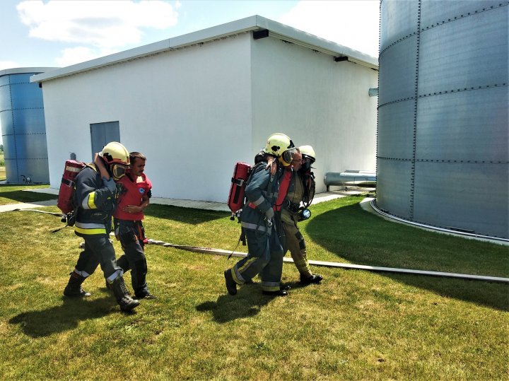 SIMULARE DE INCENDIU la Bălți și Cahul. Oamenii, evacuați de urgență (FOTO)