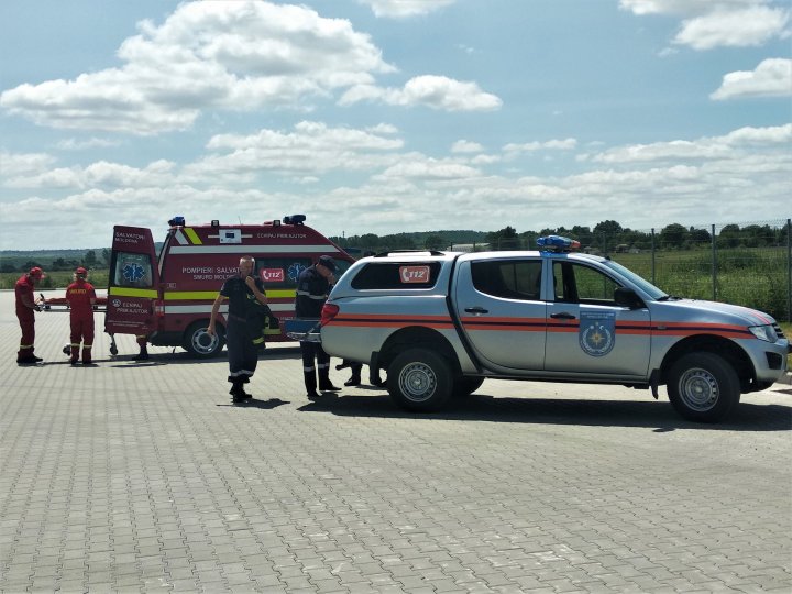 SIMULARE DE INCENDIU la Bălți și Cahul. Oamenii, evacuați de urgență (FOTO)