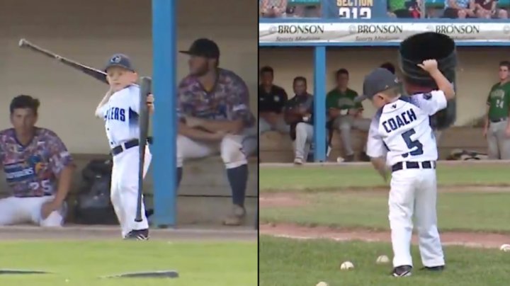 Mic şi furios! Un puștan de 6 ani, celui mai haios "antrenor" de baseball din lume (VIDEO VIRAL)