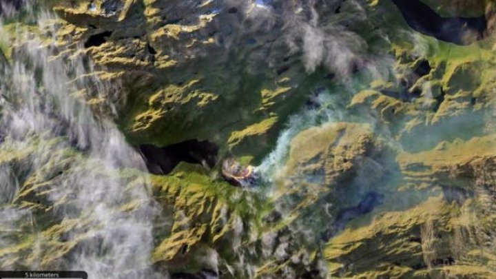 Mai multe imagini din satelit au dezvăluit incendii de vegetaţie fără precedent în Groenlanda, Siberia şi Alaska