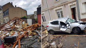 Tornadă masivă în Luxemburg: Șapte răniţi şi multe pagube materiale (VIDEO)