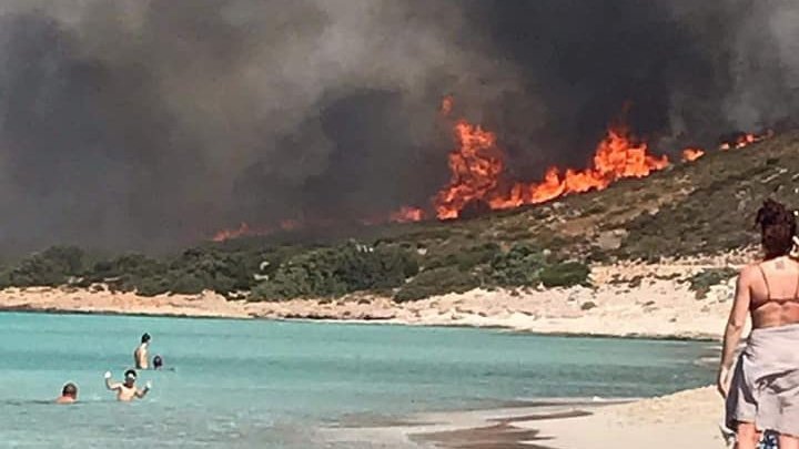 Grecia cere ajutor prin Mecanismul de Protecţie Civilă al UE pentru stingerea incendiului din insula Evia