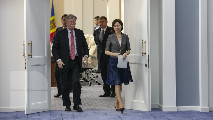 Maia Sandu după întrevederea cu John Bolton: În acest an vom negocia un nou plan de acţiuni a parteneriatului Moldova - NATO  (FOTO/VIDEO)