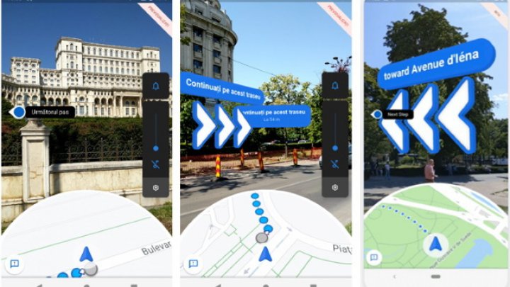 Google Maps primeşte Live View. O nouă modalitate de a vedea indicaţii vizuale pe telefon