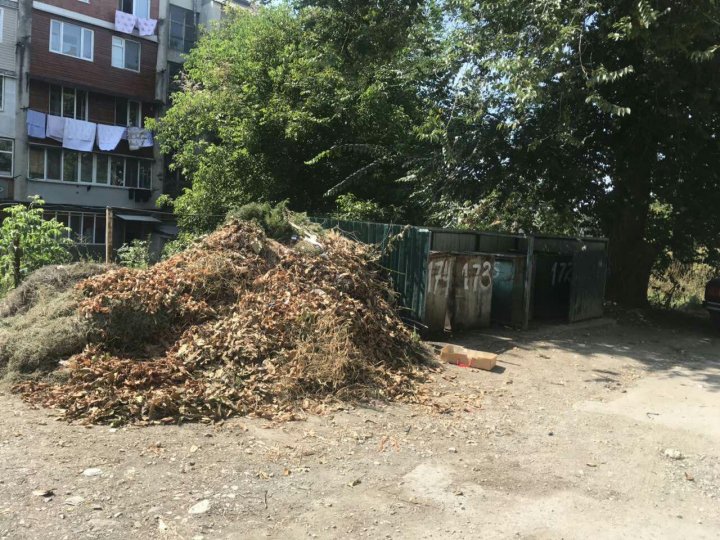 Tomberoane goale şi mormane de gunoi alături. Ce spun locuitorii oraşului Rîşcani (FOTO)