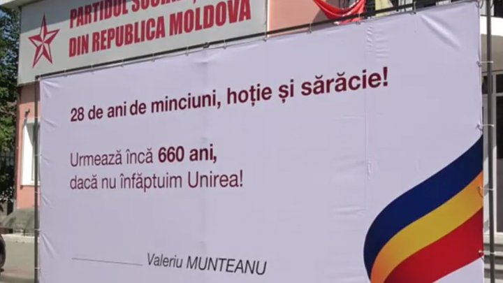 Uniunea Salvați Basarabia protestează: Adevărata independență față de Rusia este Unirea cu România