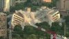 Imagini spectaculoase în orașul Dallas: O clădire a unei bănci din SUA, demolată prin implozie