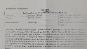 Igor Dodon, chemat în judecată. Care este motivul
