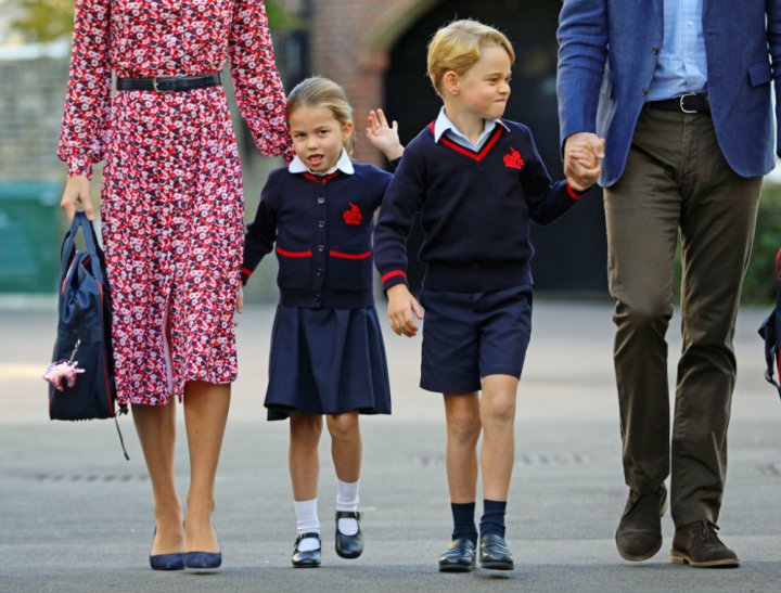 Vezi cum a arătat Prinţesa Charlotte în prima ei zi de şcoală (FOTO)