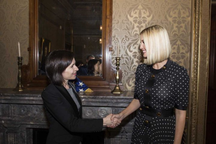 Premierul Maia Sandu s-a văzut cu Ivanka Trump. Despre ce au discutat oficialii