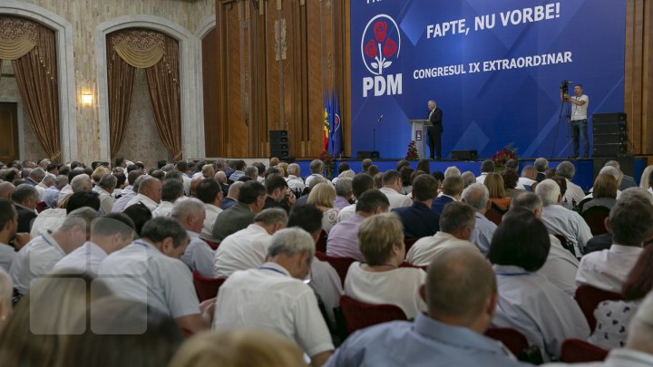  Partidul Democrat din Moldova își decide viitorul. Are loc Congresul extraordinar al formațiunii (LIVE)