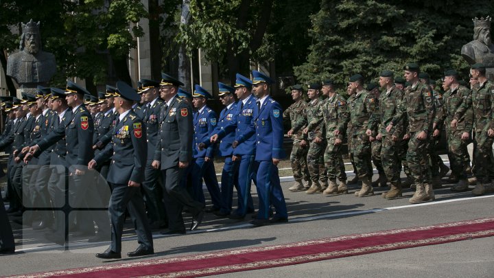 Cum a sărbătorit Armata Naţională a Moldovei cei 28 de ani de la fondare (FOTOREPORT)