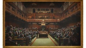 Tabloul caricatural în care deputaţii britanici sunt reprezentanţi ca maimuţe, vândut cu o sumă record 