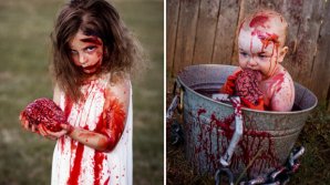 Machiaj şi costume colorate: Centrul capitalei Ucrainei a fost invadat de zombie