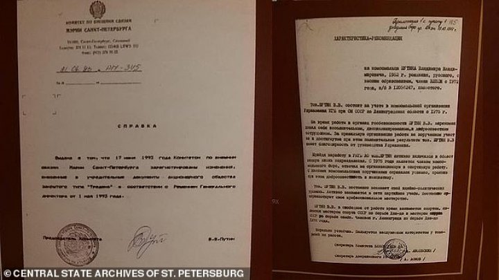 Cum îl caracteriza KGB pe "tovarăşul Putin". Document KGB, desecretizat