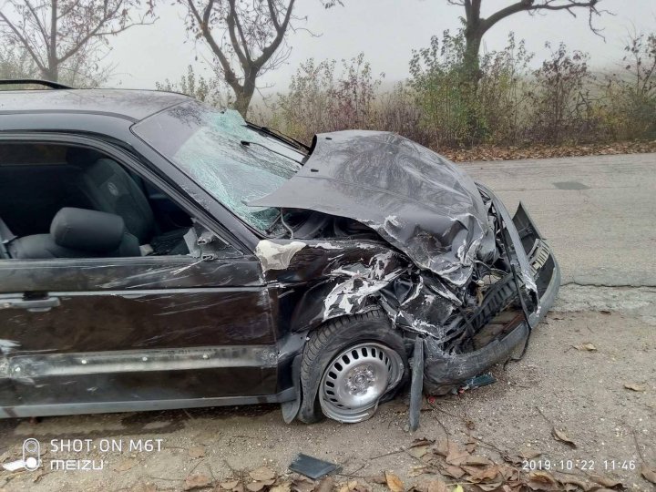 ACCIDENT TERIFIANT în Rîbniţa. Două maşini s-au ciocnit violent (FOTO)