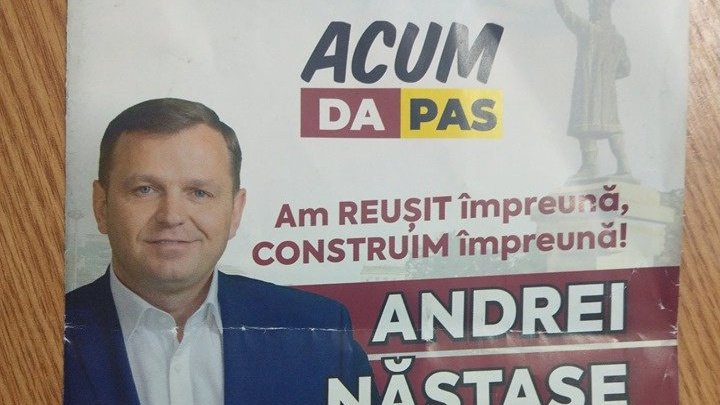 Andrei Năstase, acuzat de mai multe încălcări în campania electorală. A folosit imaginea lui Ştefan cel Mare