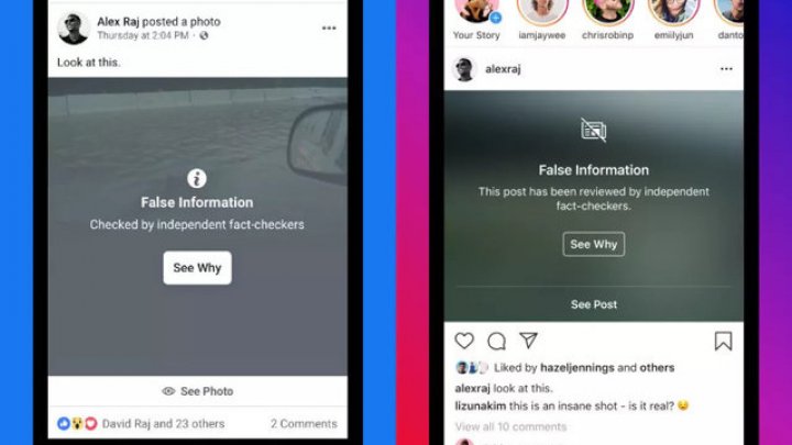 Facebook va eticheta mai vizibil postările Fake News