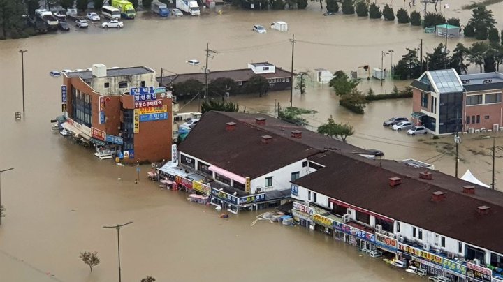 Taifunul Mitag a făcut prăpăd în Coreea de Sud. Numărul victimelor a ajuns la 9 persoane