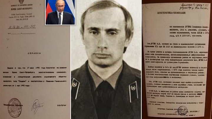 Cum îl caracteriza KGB pe "tovarăşul Putin". Document KGB, desecretizat