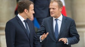 Donald Tusk l-a pus la punct pe Emmanuel Macron. Vezi ce a declarat preşedintele Consiliului European