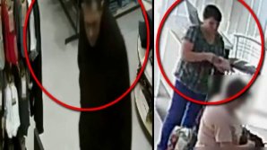 O femeie şi un bărbat sunt căutaţi de poliţişti. Au furat un portmoneu (VIDEO)