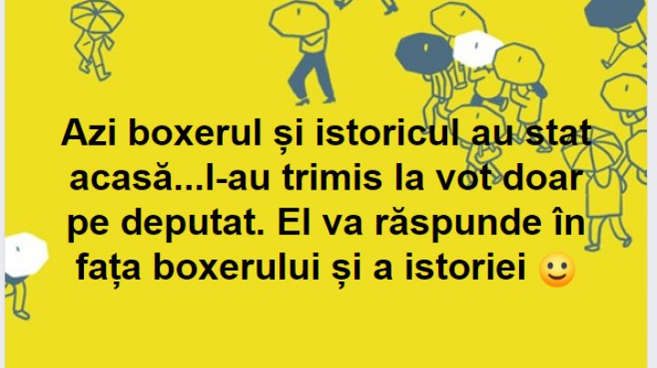 Octavian Ţîcu: Azi, boxerul şi istoricul au stat acasă... La vot a mers deputatul 