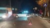 Accident violent la Durlești. O mașină a ajuns într-un stâlp, iar alta grav avariată (FOTO/VIDEO)