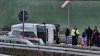 Microbuz cu 9 cetăţeni români, răsturnat în Germania, în urma unui accident grav. Vehiculul s-a învârtit de câteva ori