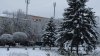PEISAJ DE BASM la Făleşti. Zăpada a îmbrăcat oraşul în alb (FOTO)