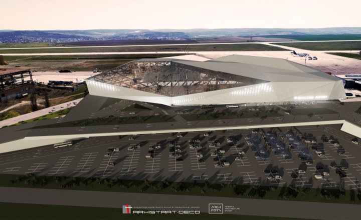 Vezi cum va arăta noul terminal al Aeroportului Internațional Chișinău (FOTO)