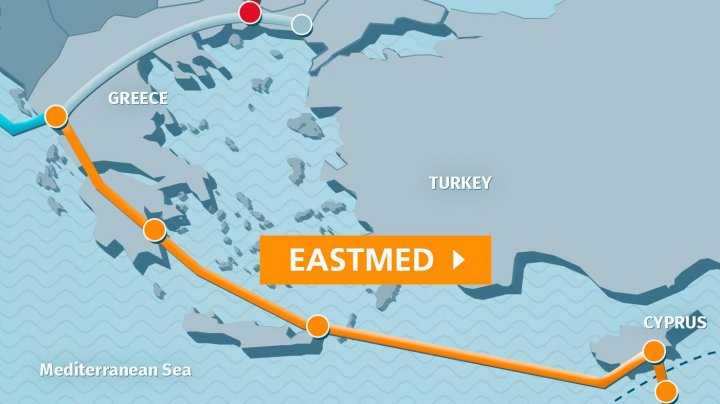 Proiectul gazoductului EastMed va fi semnat la 2 ianuarie de Grecia, Israel şi Cipru