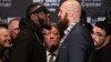 Tyson Fury, show la conferinţa de presă cu prilejul confruntării cu Deontay Wilder. Boxerul a venit cu scaunul personal la eveniment