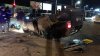Accident grav în Capitală: Două mașini s-au ciocnit violent 
