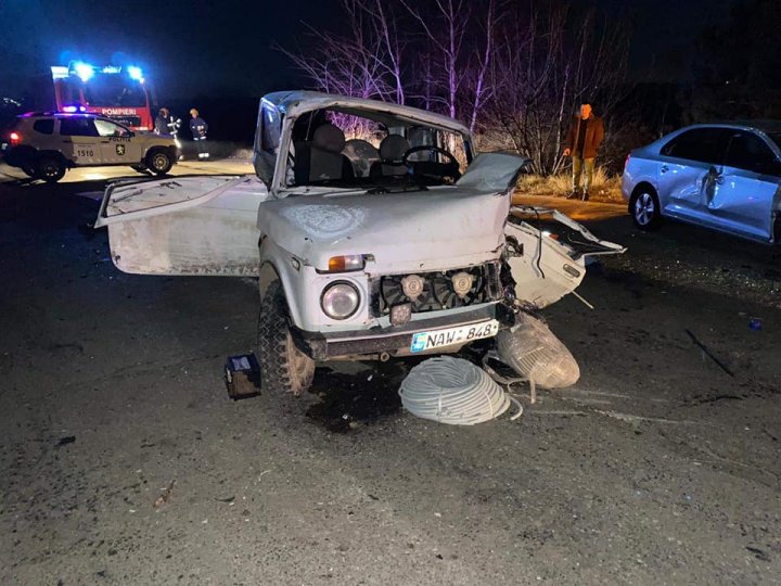 ACCIDENT în LANŢ la Anenii Noi. O persoană a murit, iar mai multe au fost rănite (FOTO)