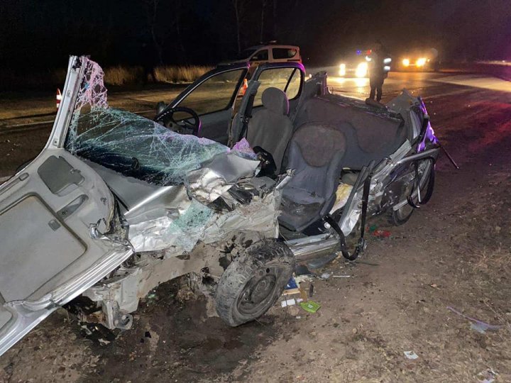 ACCIDENT în LANŢ la Anenii Noi. O persoană a murit, iar mai multe au fost rănite (FOTO)