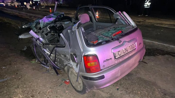 ACCIDENT în LANŢ la Anenii Noi. O persoană a murit, iar mai multe au fost rănite (FOTO)